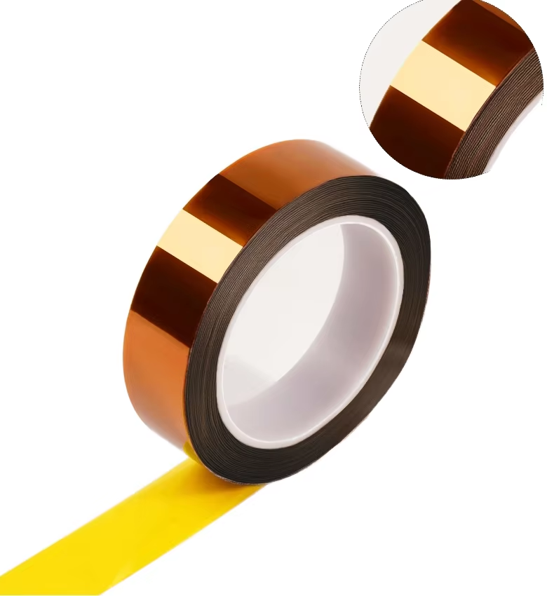 Best Selling|Gold Finger Electronics Polyimide Tape Kapton|Amber Gold|PCB Gold Finger Protection|0.05mm Thickness|Support OEM Customization|https://www.lvmeikapton.com/